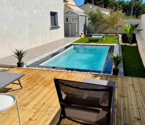 Charmant rez de villa avec piscine privée